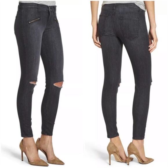 NWT Current/Elliott Distressed The Soho Stiletto Skinny Jeans - Picture 1 of 7